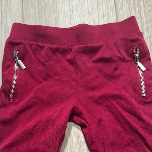 George Red Sweatpants with Elastic Waistband and Tapered Legs - Picture 4 of 5